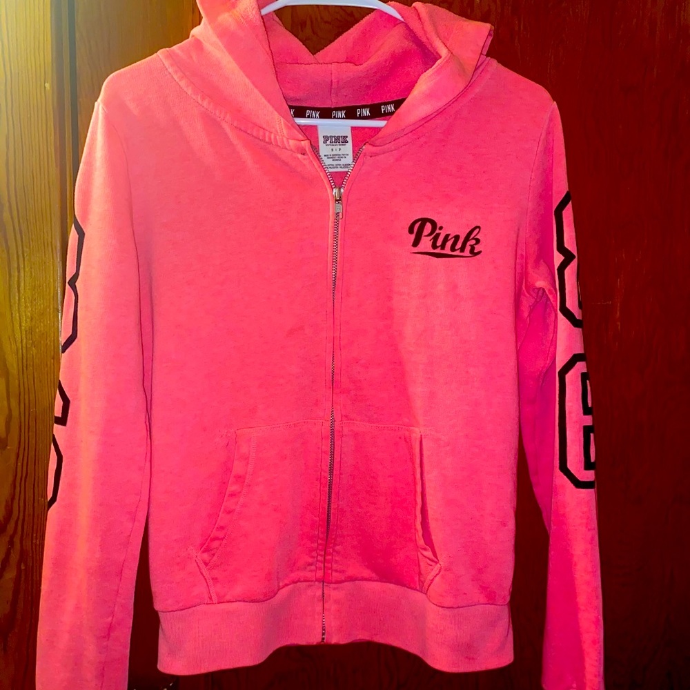 Victoria’s Secret pink zip up hoodie